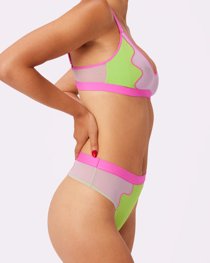 Limited Edition Swirl High Rise Thong | Ultra-Soft Re:Play | Archive (Popsicle)