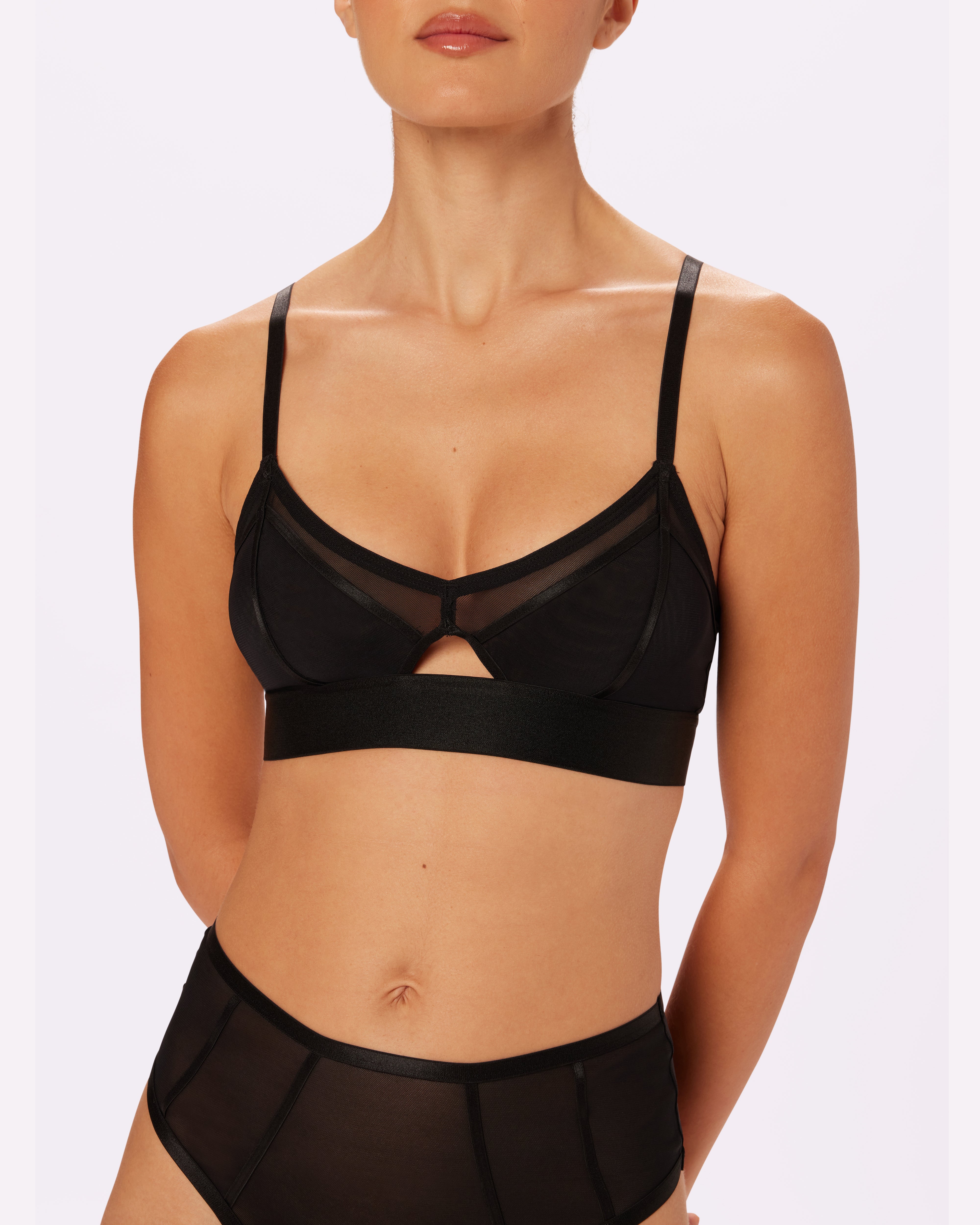 Out From Under + Diamond Mesh Bralette