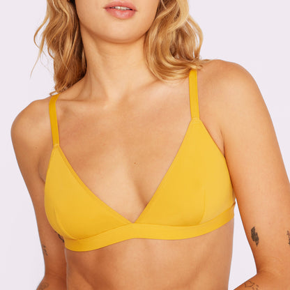 Dream Fit Triangle Bralette | Ultra-Soft Re:Play | Archive (Liquid Gold)