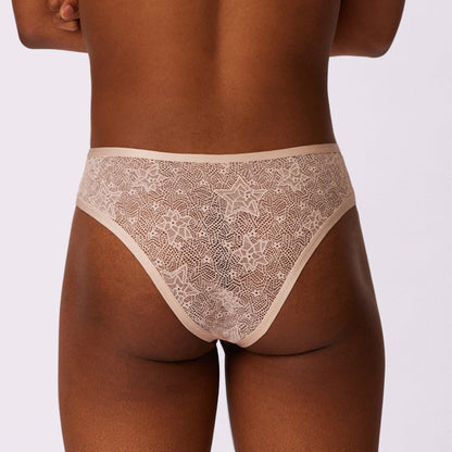 High Rise Cheeky | Silky Lace | Archive (Seashell Lace)