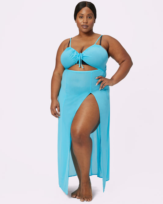 Endless Summer Cutout Coverup | Silky Mesh | Archive (Waterslide)