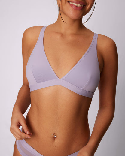 Dream Fit Plunge Bralette | Ultra-Soft Re:Play (Eightball)