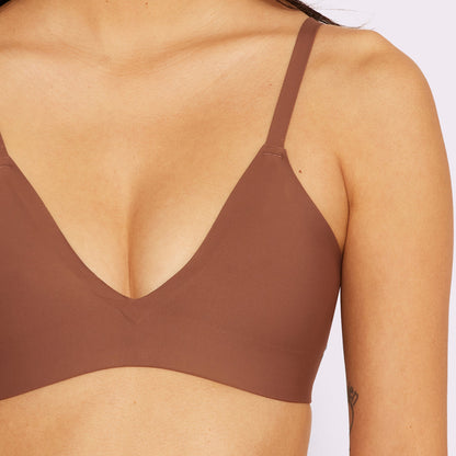 Smooth Lift Triangle Bralette | Seamless Universal (Coffee Bean)