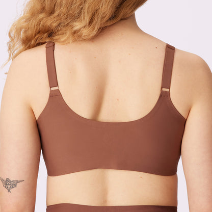 Smooth Lift Triangle Bralette | Seamless Universal (Coffee Bean)