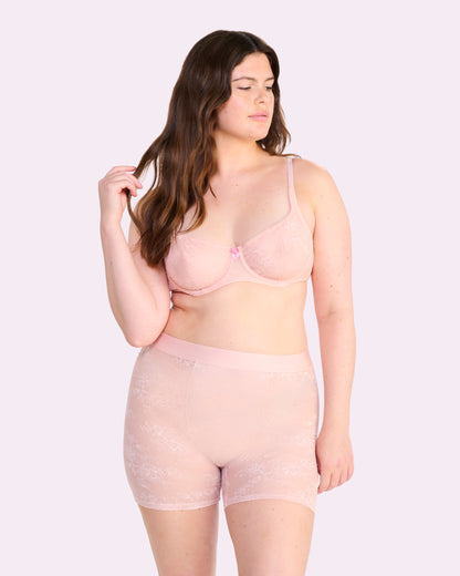 That Lace Unlined Balconette Bra | That Lace (Blushing Rose)