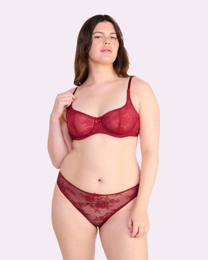 That Lace Unlined Balconette Bra | That Lace (Vampire Kiss)