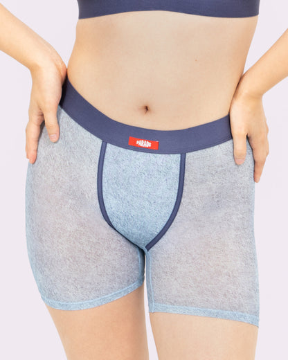 Silky Mesh Boxer Brief | Silky Mesh (Denim Dupe)