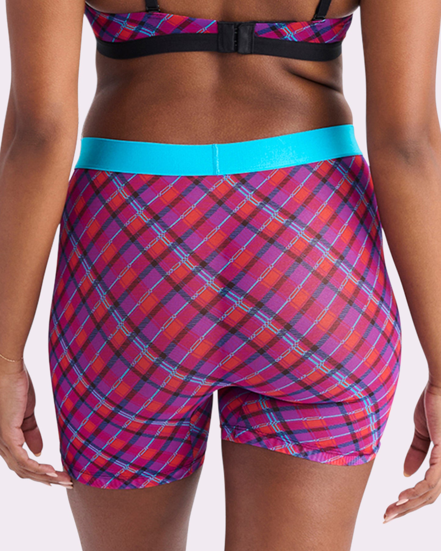 Silky Mesh Boxer Brief | Silky Mesh (Pop Plaid)