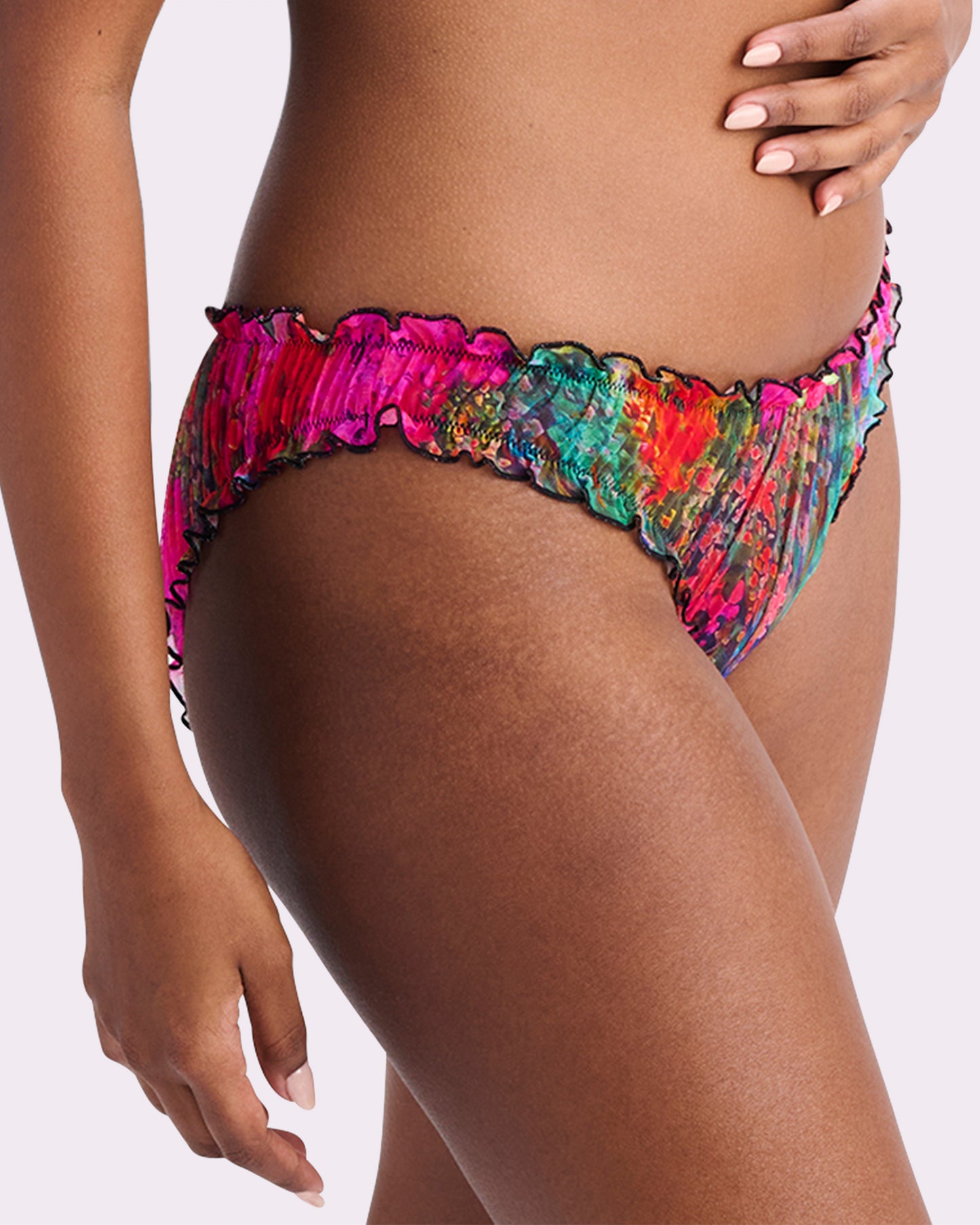 Silky Mesh Flutter Cheeky | Silky Mesh (Monet Floral)