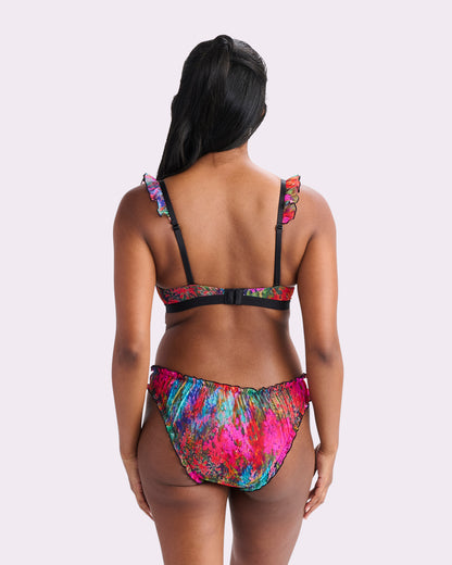 Silky Mesh Flutter Cheeky | Silky Mesh (Monet Floral)