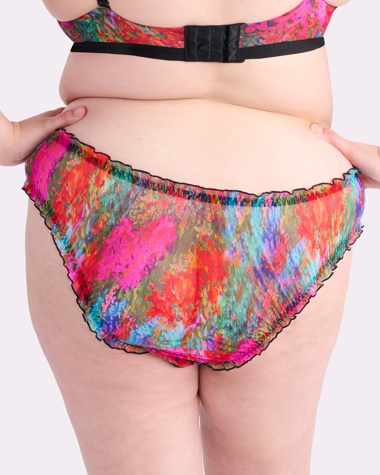 Silky Mesh Flutter Cheeky | Silky Mesh (Monet Floral)