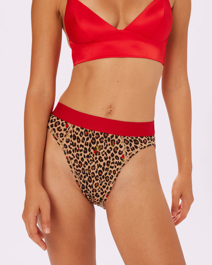 Betsey Johnson Vintage Mid-Rise Brief | New:Cotton (Heartthrob)
