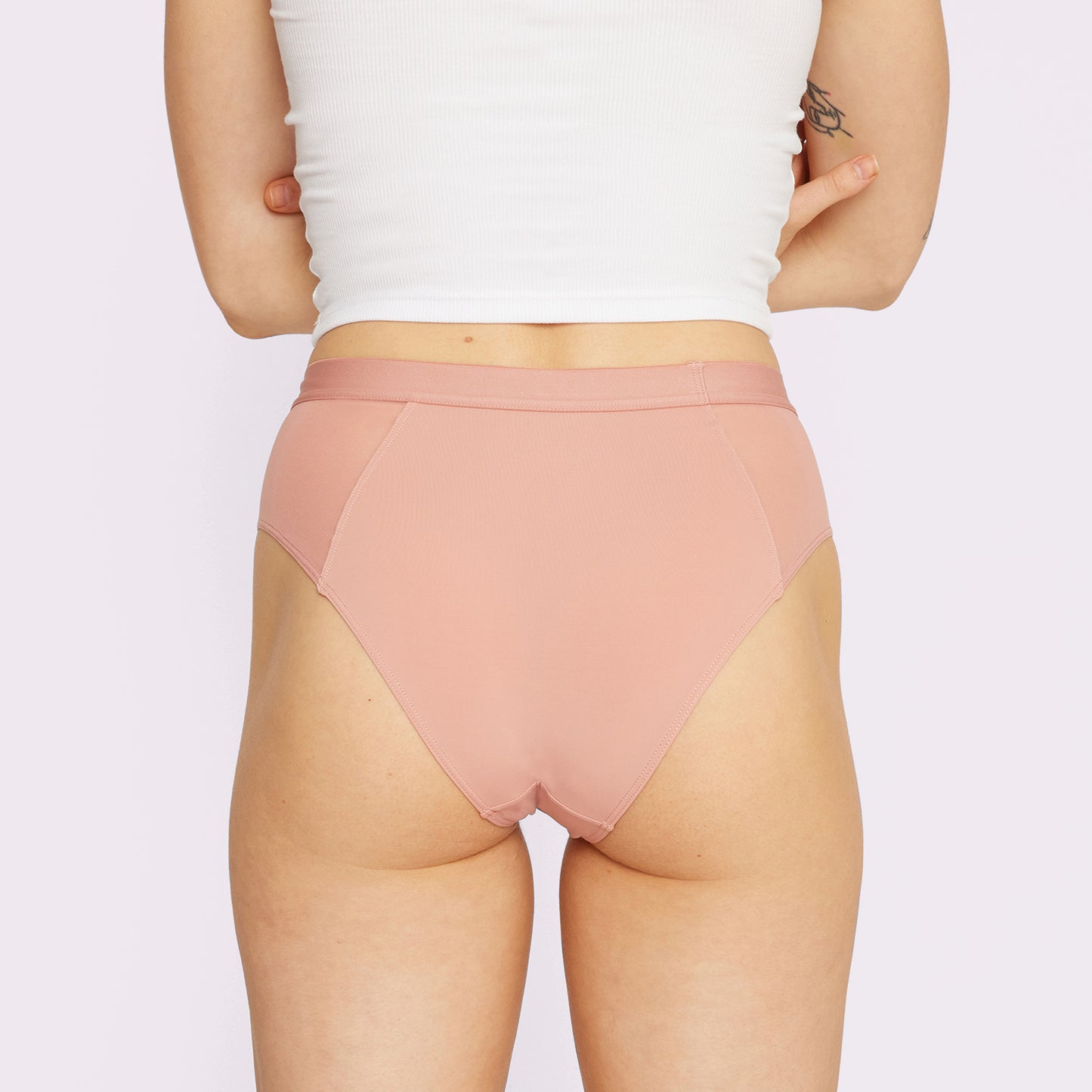 Re:Play High Waisted Brief | Ultra-Soft Re:Play (Hot Honey)