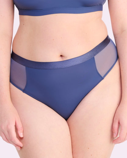 Re:Play High Waisted Brief | Ultra-Soft Re:Play (Crown Blue)