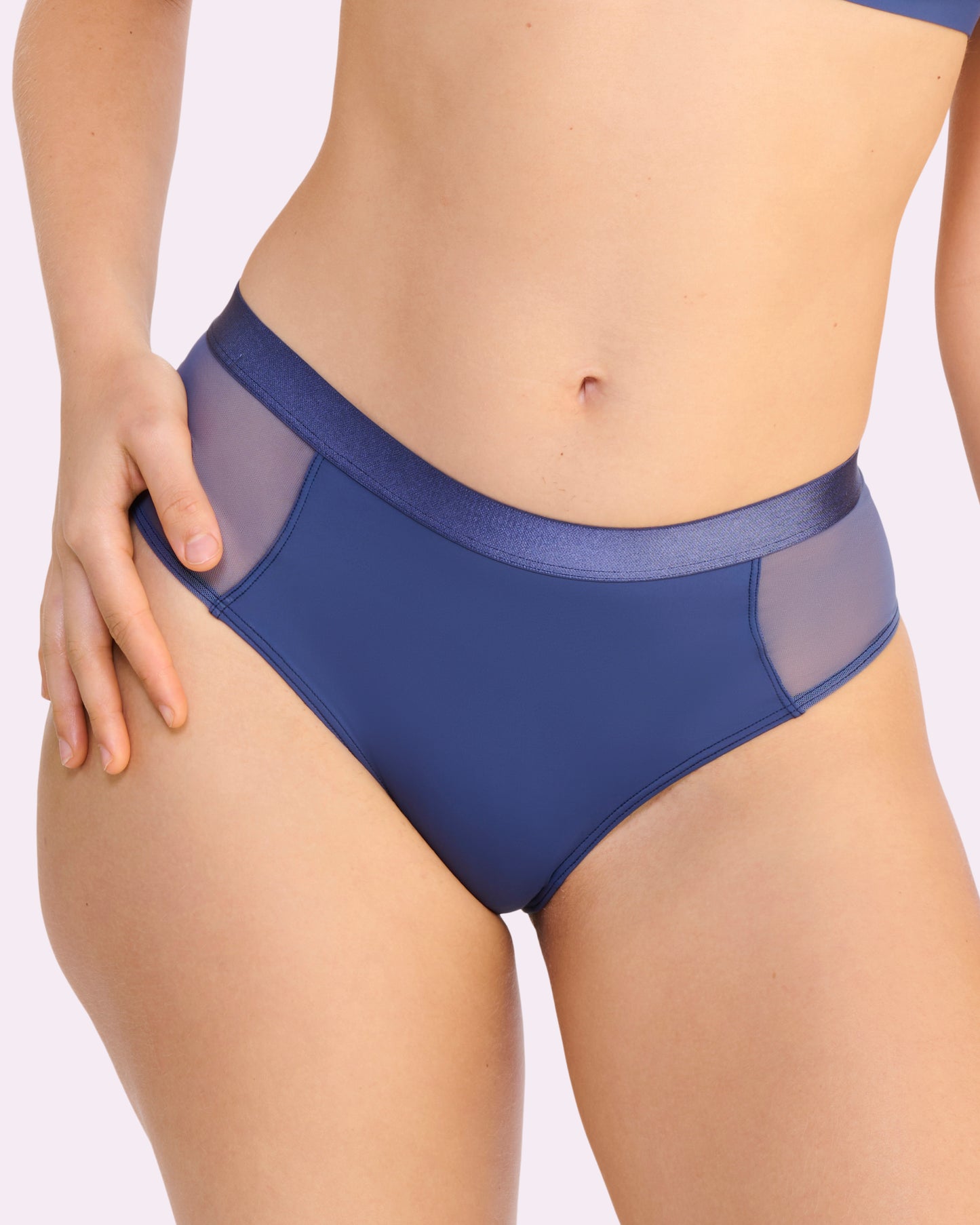 Re:Play High Waisted Brief | Ultra-Soft Re:Play (Crown Blue)