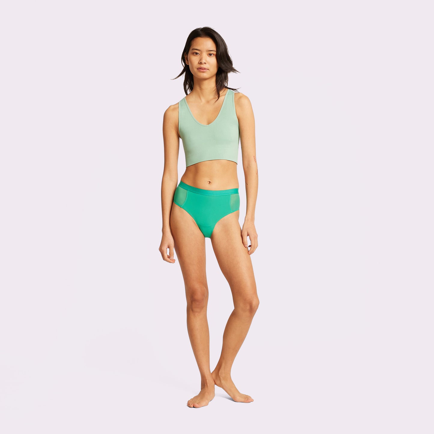 Re:Play High Waisted Brief | Ultra-Soft Re:Play | Archive (Four Leaf)