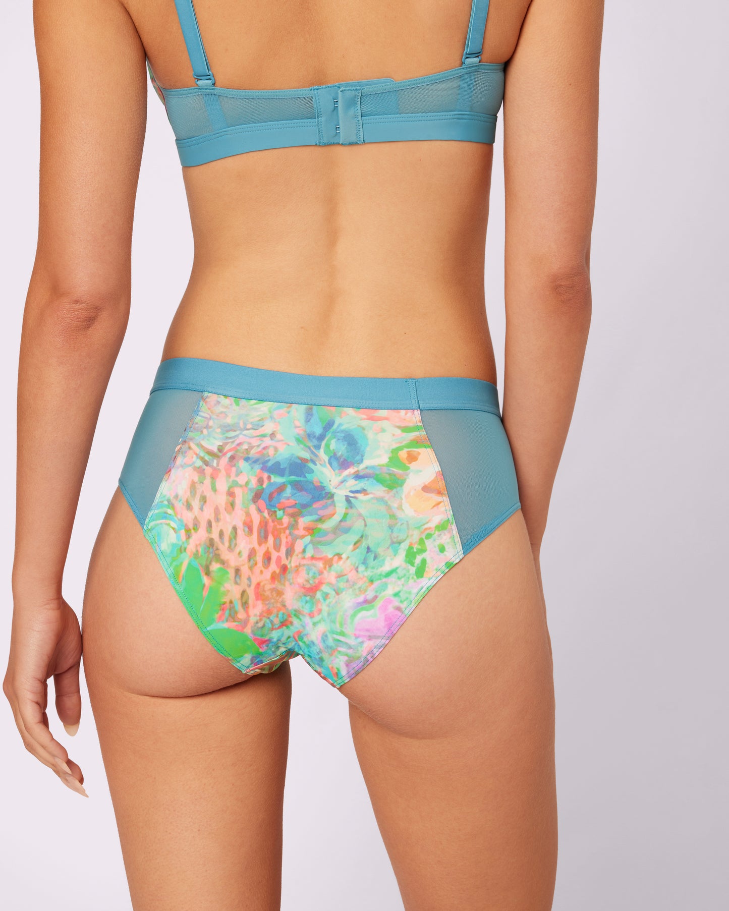 Re:Play High Waisted Brief | Ultra-Soft Re:Play (Waterlilies)