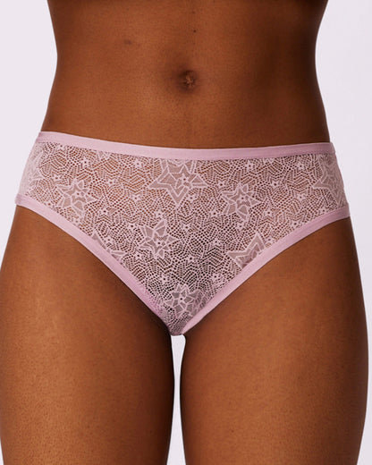 High Rise Cheeky | Silky Lace | Archive (Purple Haze Lace)