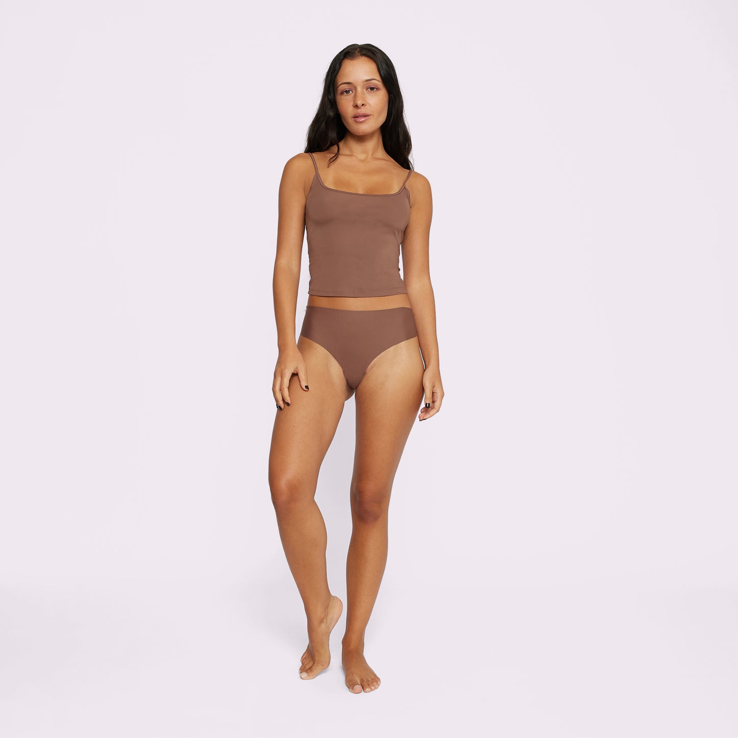 Invisible High Rise Thong | Seamless Universal | Archive (Coffee Bean)