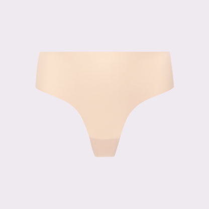 Invisible High Rise Thong | Seamless Universal (Coconut)