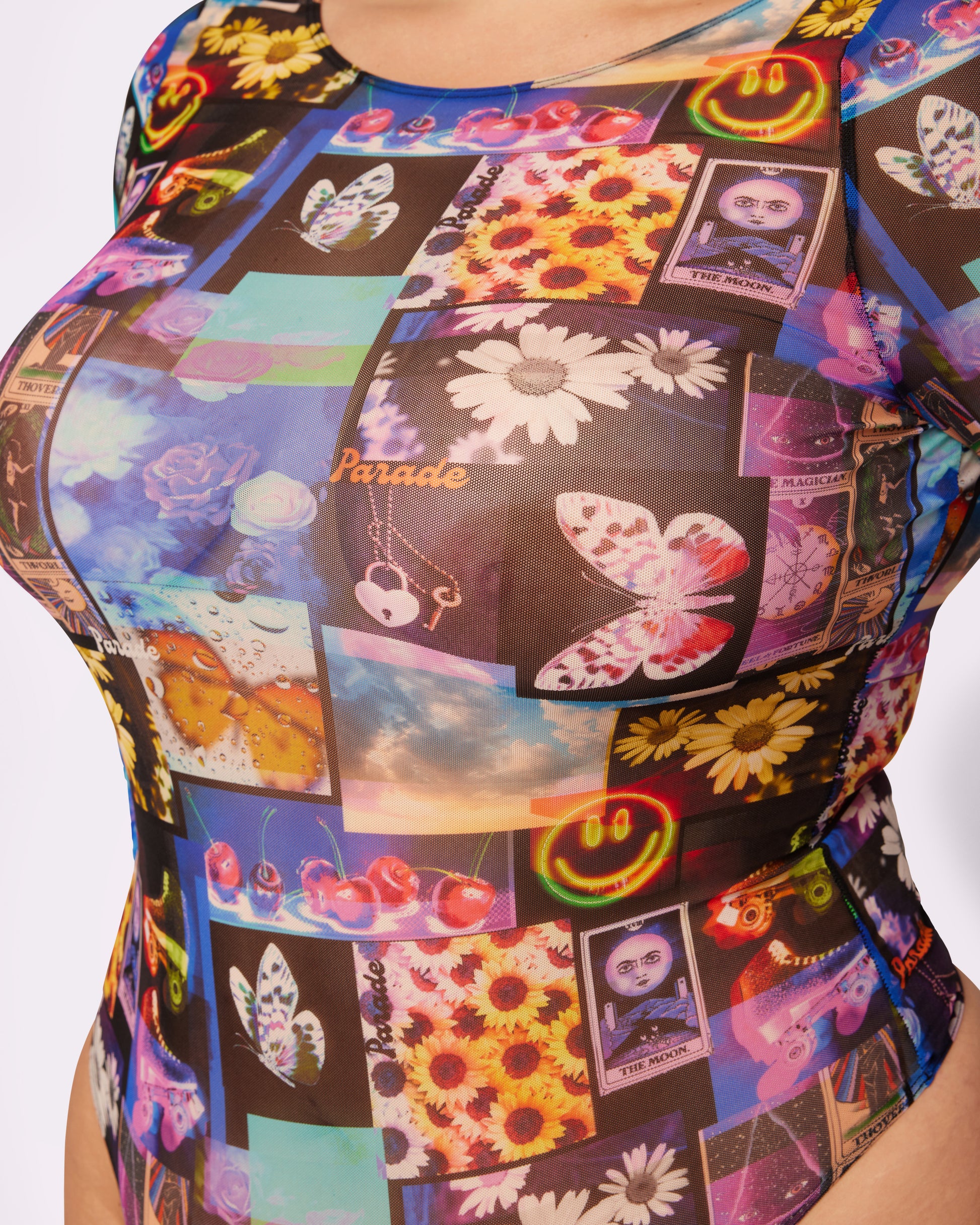 Purple Floral Bodysuit - Floral Print Bodysuit - Bustier Bodysuit