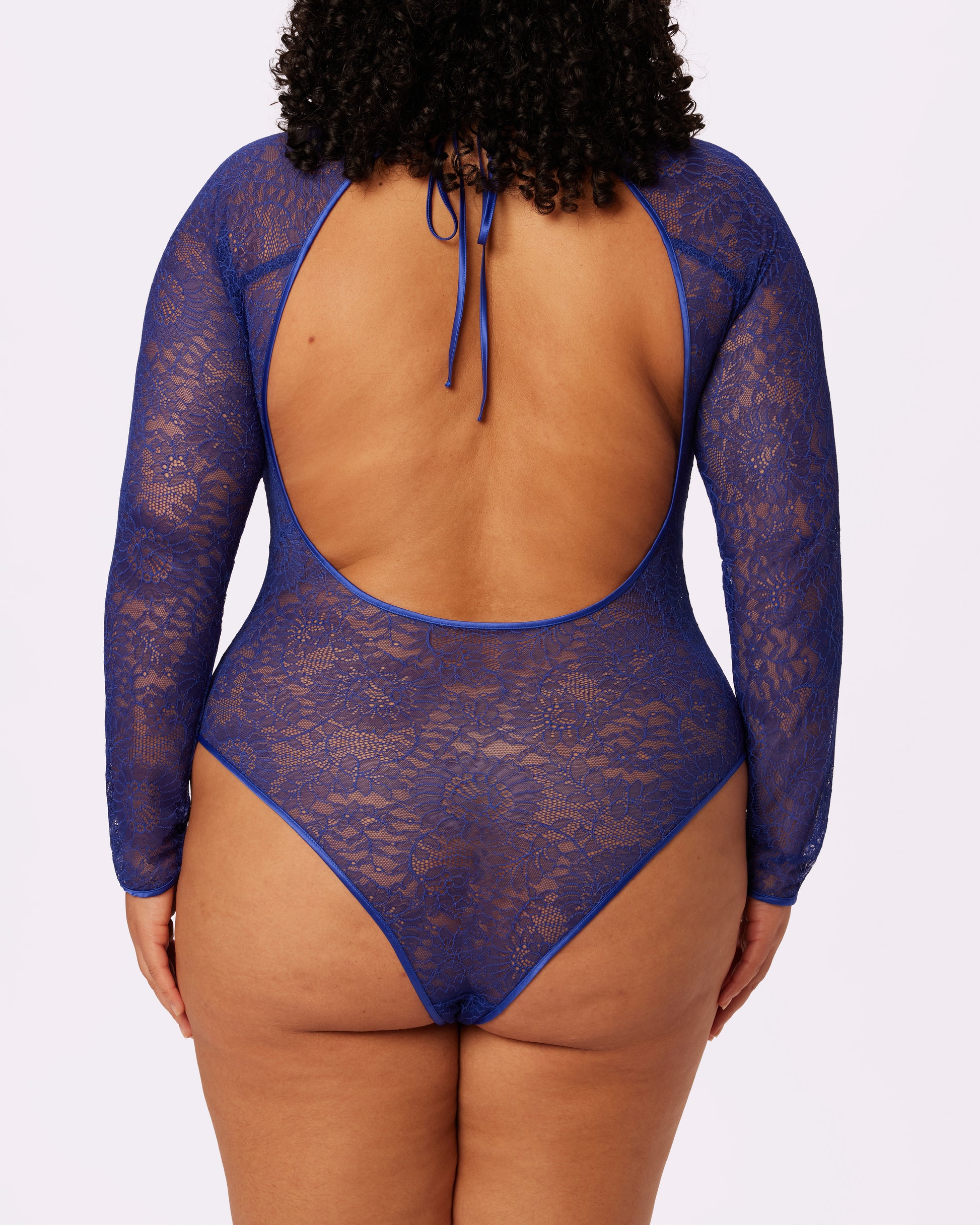 Long Sleeve Deep Plunge Lace Bodysuit - Elevate Your Confidence And Beauty  – Lingerie Hut