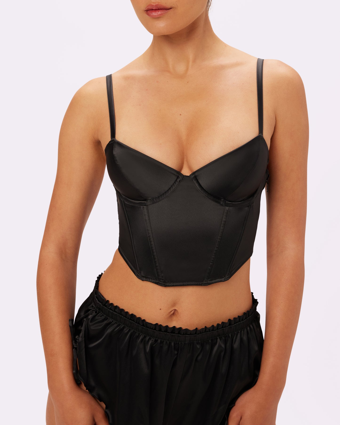 Afterglow Lace-up Corset | Glow Satin (Eightball)