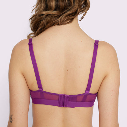 Dream Mesh Plunge Bralette | Ultra-Soft Re:Play | Archive (Magic Berry)
