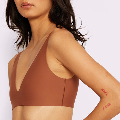Support Lift Plunge Bralette | Seamless Universal (Naked 3)