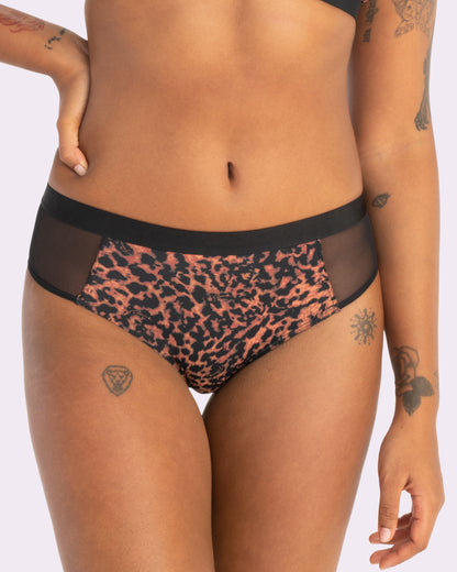 Re:Play High Waisted Brief | Ultra-Soft Re:Play (Parade Leopard)