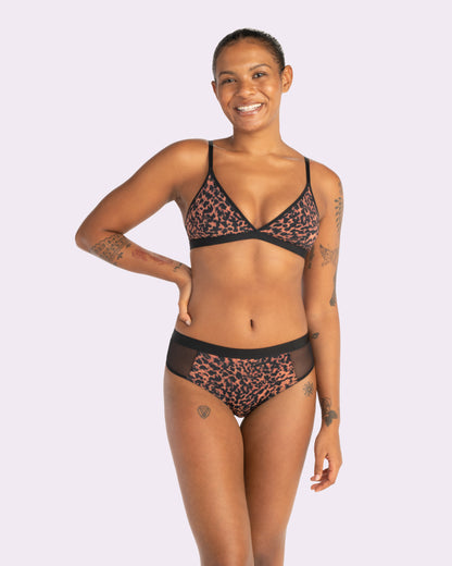 Re:Play High Waisted Brief | Ultra-Soft Re:Play (Parade Leopard)