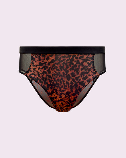 Re:Play High Waisted Brief | Ultra-Soft Re:Play (Parade Leopard)