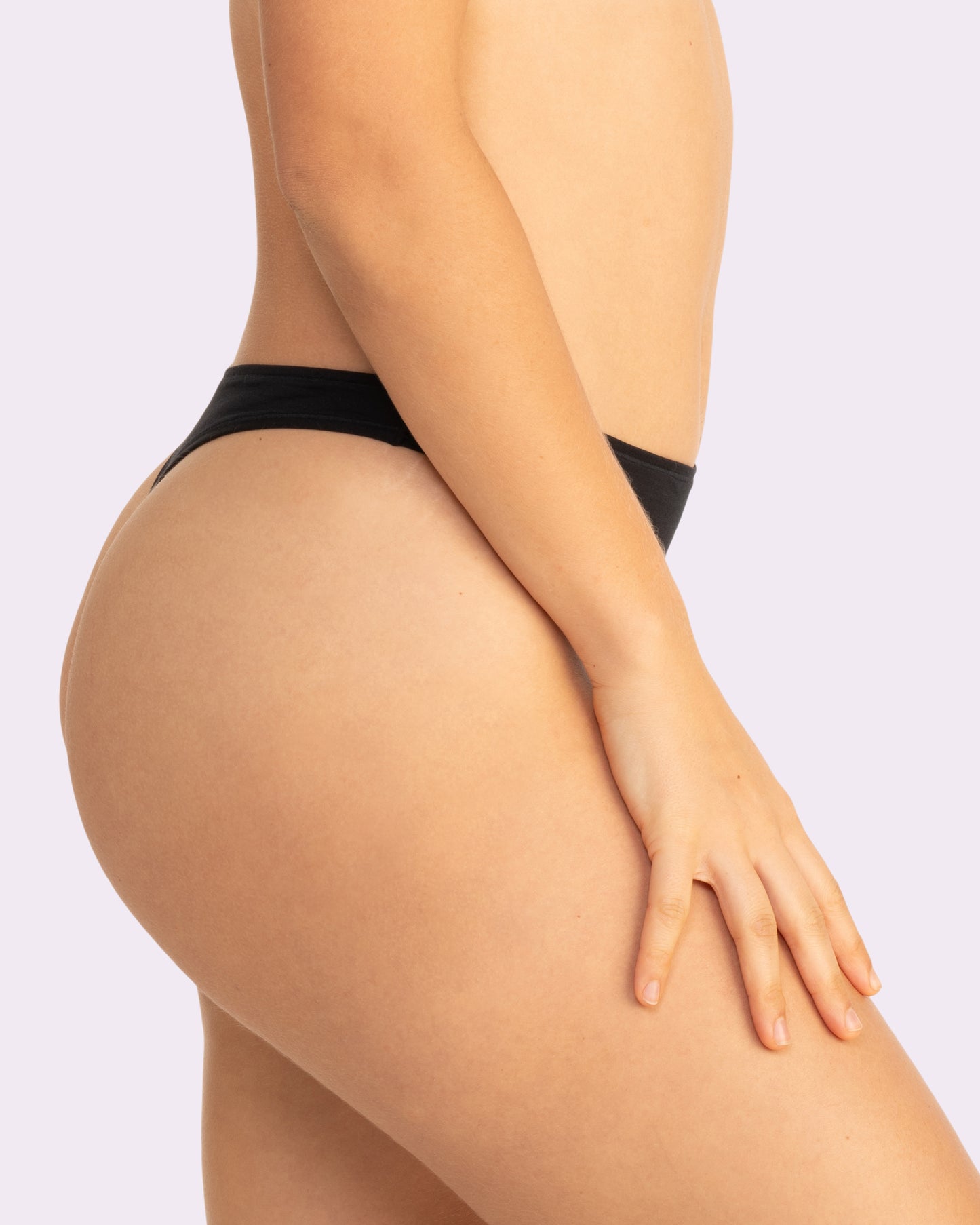 Ultra-Flattering High Rise Thong | New:Cotton (Eightball)