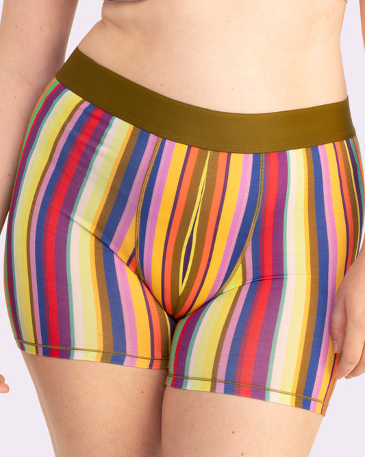 Free Comfort Boxer Brief | New:Cotton (Mira Stripe)