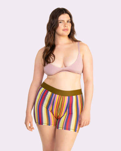 Free Comfort Boxer Brief | New:Cotton (Mira Stripe)