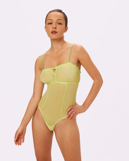 Parade Silky Mesh After Hours Bodysuit  Urban Outfitters Mexico -  Clothing, Music, Home & Accessories