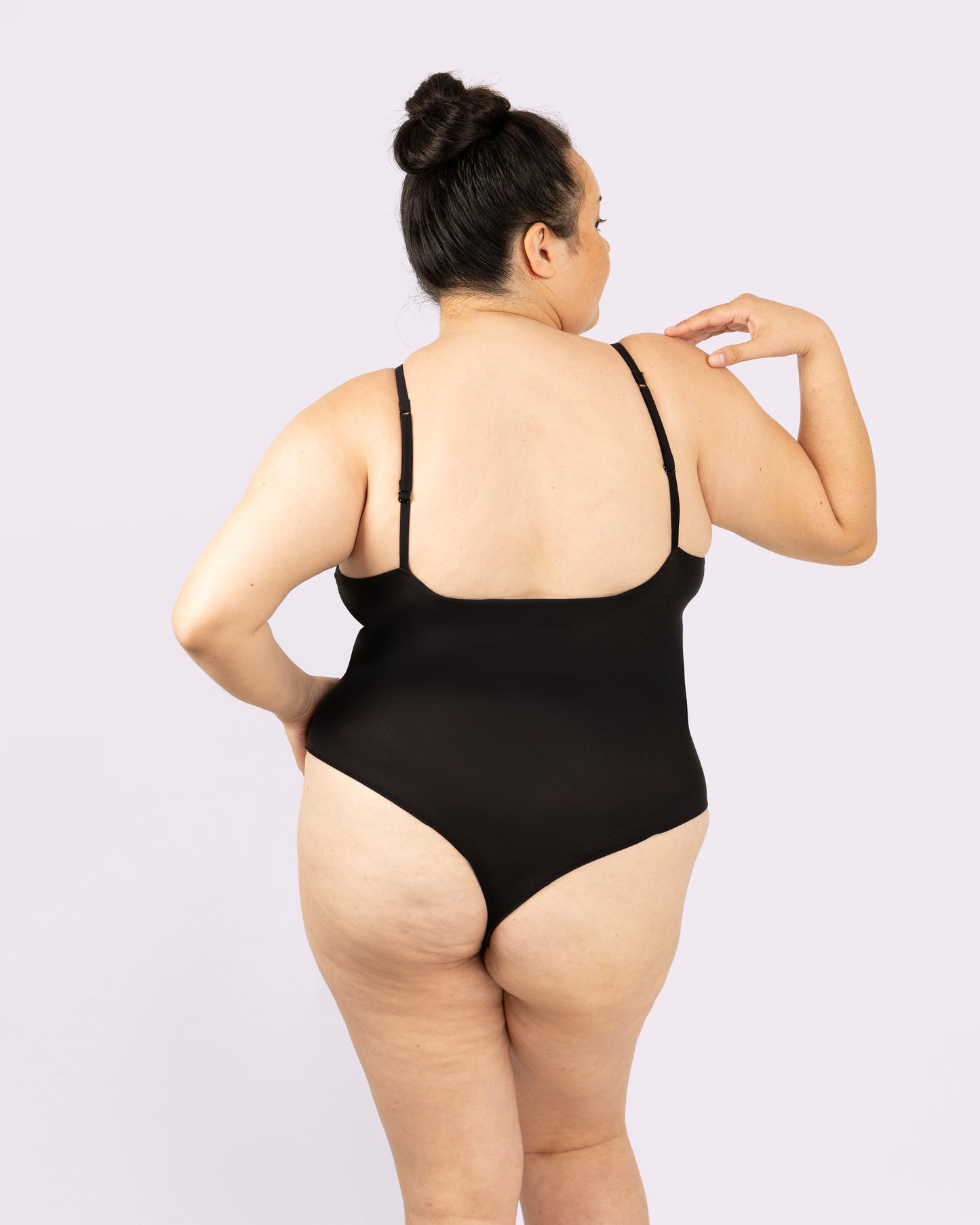 Silky Mesh Square Neck Bodysuit | Silky Mesh (Eightball)