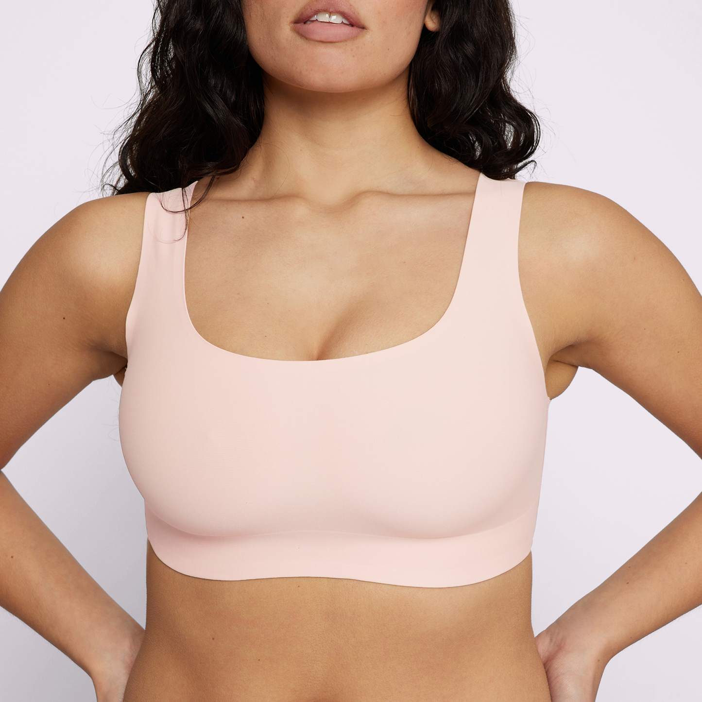 Support Lift Scoop Bralette | Seamless Universal (Peach Whip)