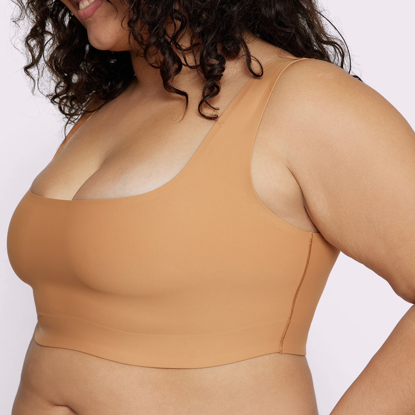 Support Lift Scoop Bralette | Seamless Universal | Archive (Toast)