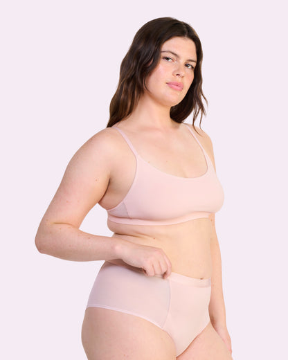 Re:Play New Scoop Bralette | Ultra-Soft Re:Play (Blushing Rose)