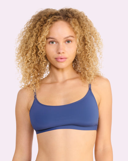 Re:Play New Scoop Bralette | Ultra-Soft Re:Play (Crown Blue)