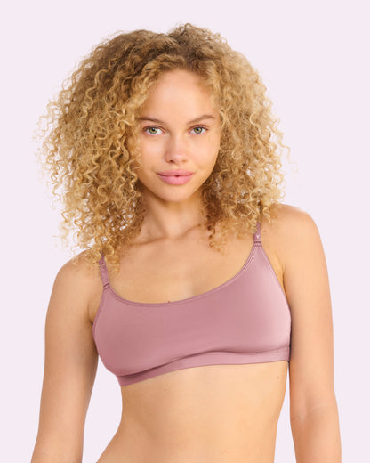 Re:Play New Scoop Bralette | Ultra-Soft Re:Play (Premium Plum)