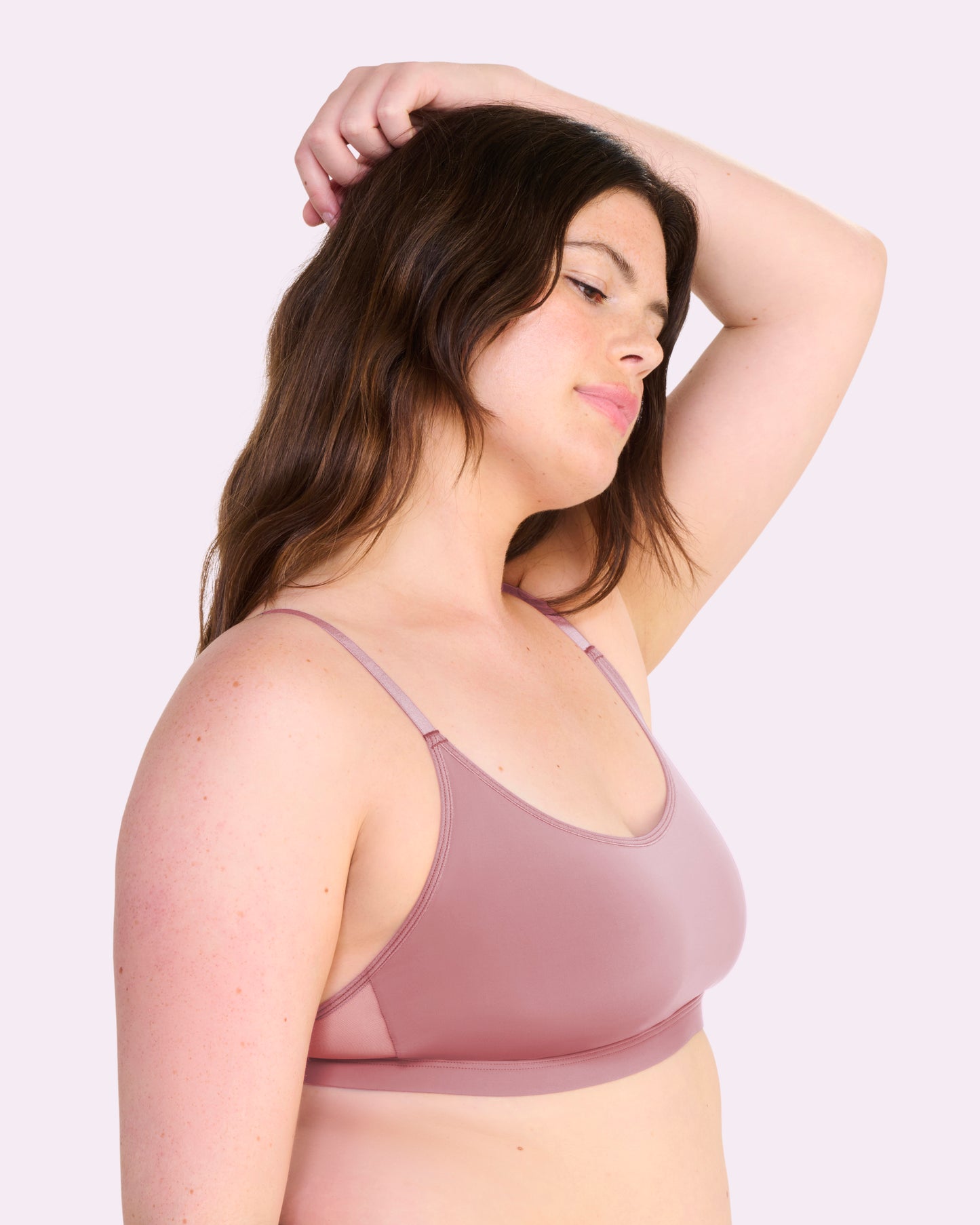 Re:Play New Scoop Bralette | Ultra-Soft Re:Play (Premium Plum)