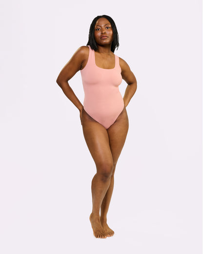 Nearly Naked Seamless Bodysuit | Seamless Universal (Hot Honey)