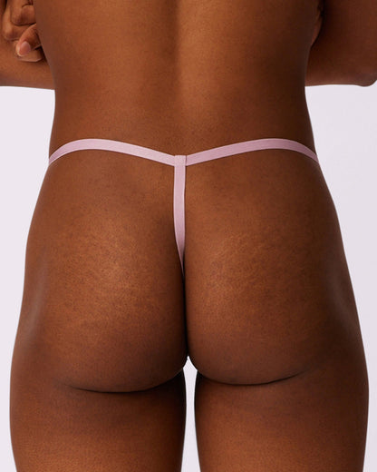 T-String Thong | Silky Mesh | Archive (Blackberry)