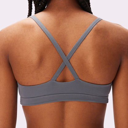 Cloud Strappy Bralette | SuperSoft (Smoke)
