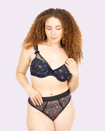 Silky Mesh Flutter Strap T-Shirt Bra | Silky Mesh (Astrology)