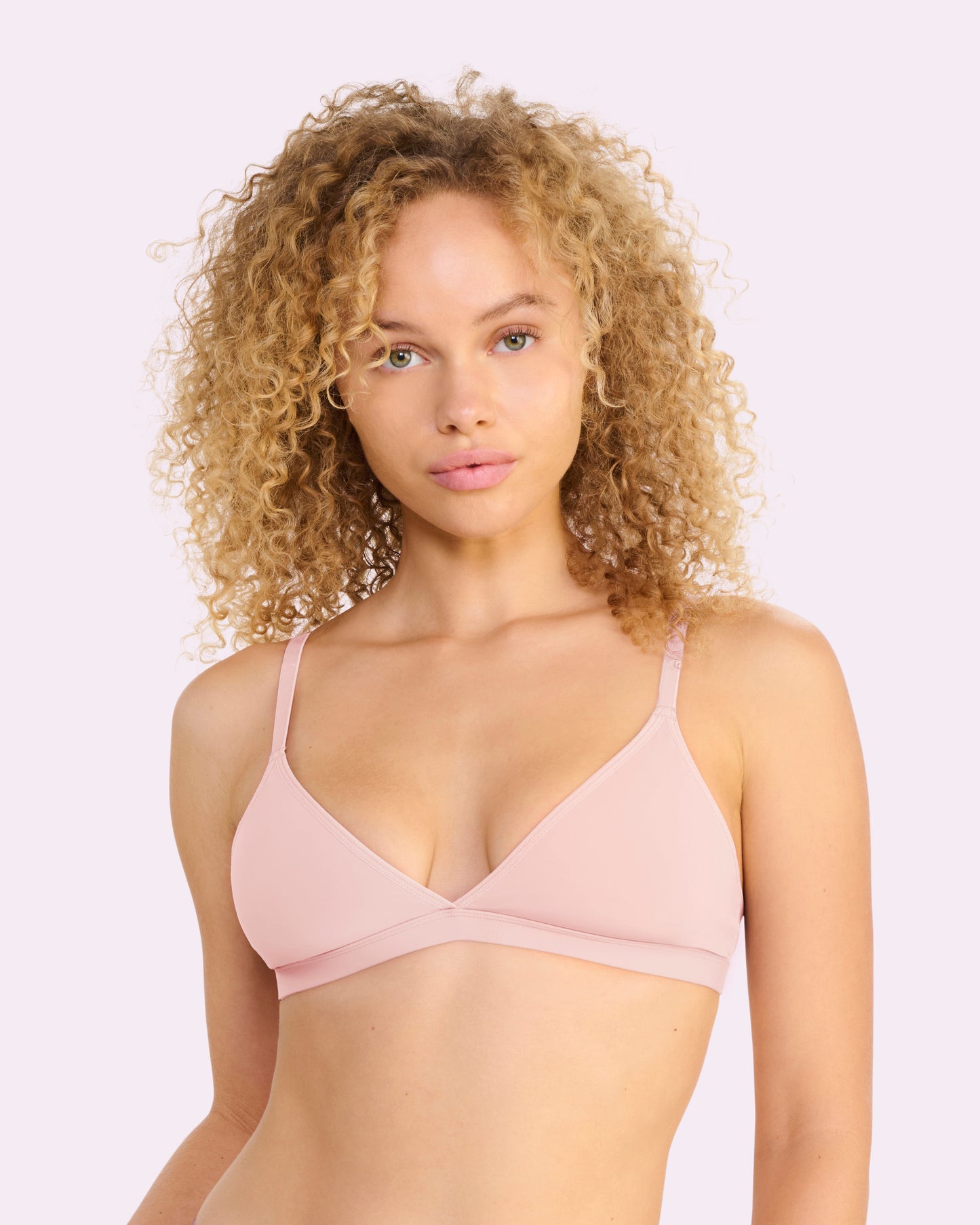 Re:Play New Triangle Bralette | Ultra-Soft Re:Play (Blushing Rose)