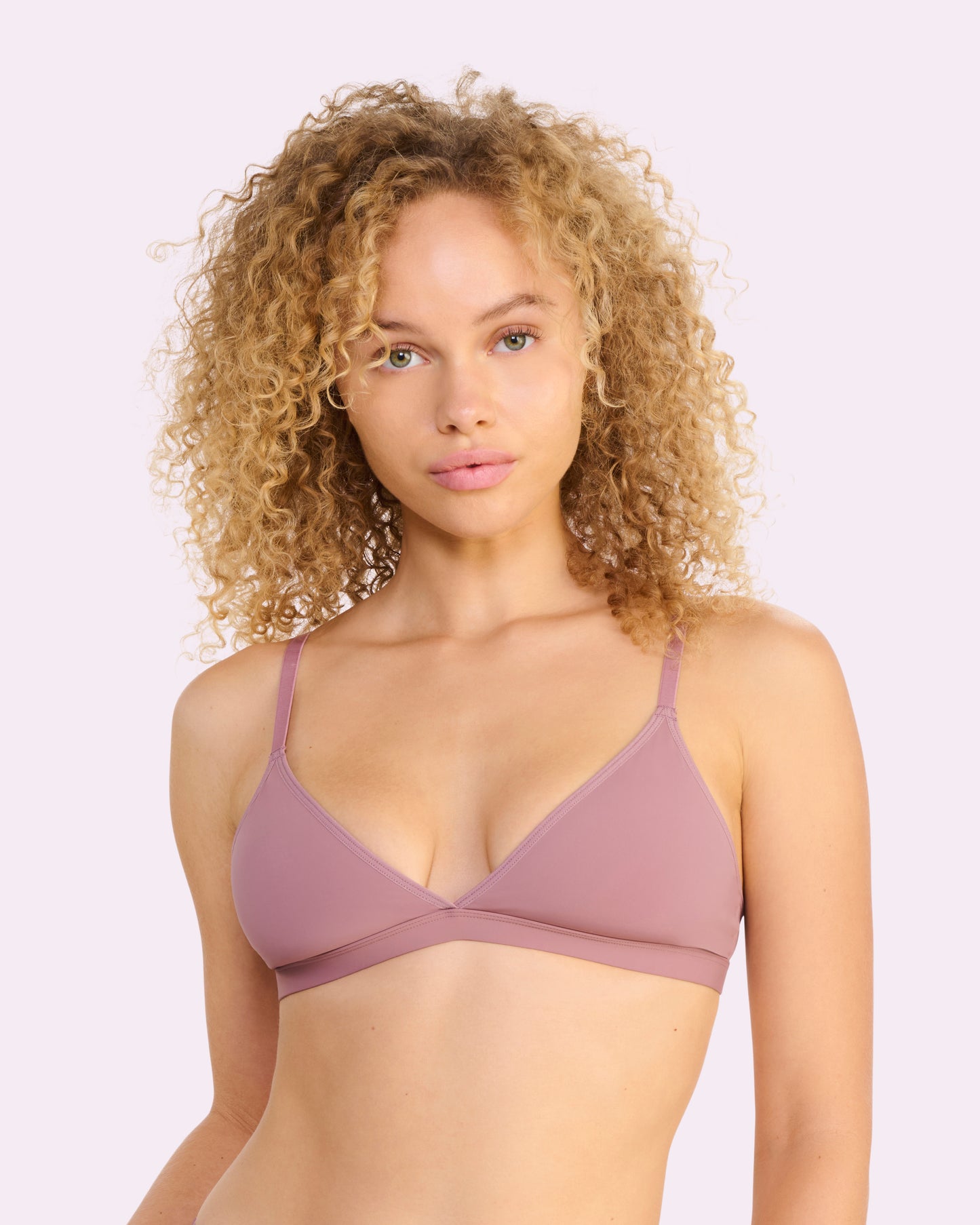 Re:Play New Triangle Bralette | Ultra-Soft Re:Play (Premium Plum)