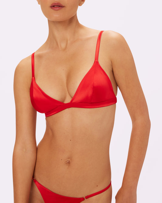 Parade Women's Re:play Triangle Wireless Bralette - Sour Cherry S3 : Target